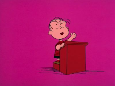 If I'm elected school president - You're Not Elected, Charlie Brown