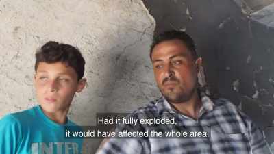 If it had exploded completely,
it would have destroyed the whole area. - Killing Gaza