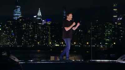 If it's cold,
I'm gonna change my flight." - Colin Quinn & Friends: A Parking Lot Comedy Show