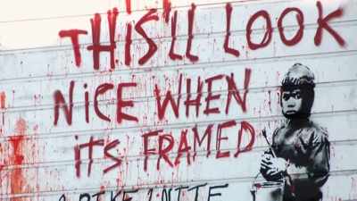 If he just cuts that out, you know, - Saving Banksy