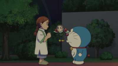 If you keep eating it,
the light's effect diminishes. - Doraemon the Movie: Nobita's Sky Utopia