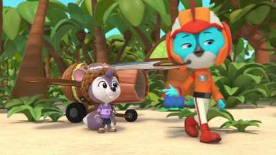 If he keeps it up,
maybe he'll win the trophy! - Top Wing