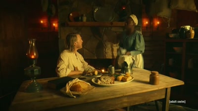 If he kept doing that
to all his slaves, - Adult Swim Yule Log