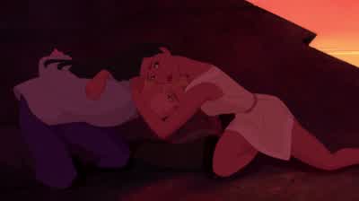 If you kill him you'll have to kill me tooDaughter stand backI won't I love him FatherLook around youThis is where the path of hatred has brought usThis is the path I choose FatherWhat will yours be - Pocahontas