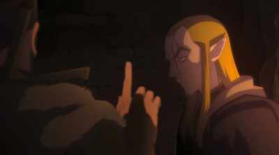 If Kitsu was using sorcery
to try and mutate those girls, - The Witcher: Nightmare of the Wolf