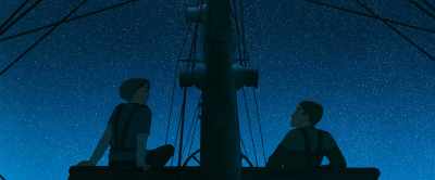 If you know where to look,
you can use them to steer by. - Kensuke's Kingdom