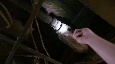 If you look at that, that
pipe right there is busted - ¡Casa Bonita Mi Amor!
