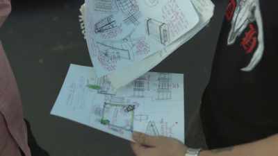 If you look at the drawings - The Wrestlers
