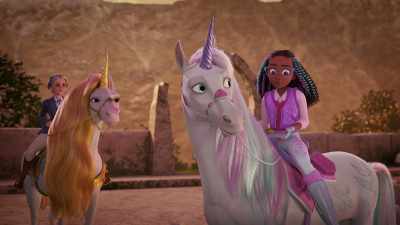 If we make more, it should
keep the ruins from coming down on us. - Unicorn Academy