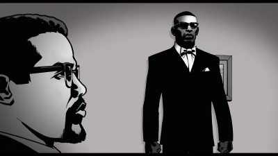 "If this man thinks he is famous, - Blood Brothers: Malcolm X and Muhammad Ali