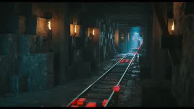 If memory serves, I built a kick-ass safe room just up ahead. - A Minecraft Movie