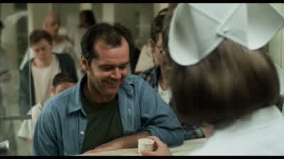 If Mr McMurphy doesn't want to take his medication orallyI'm sure we can arrange that he can have it some other wayBut I don't think you'd like it Mr McMurphyYou'd like it wouldn't you Hard on Give it to me - One Flew Over the Cuckoo's Nest