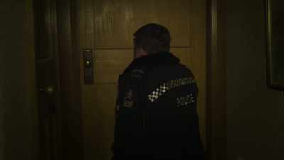 If Mrs Patterson is behind there, please
just be there when we open the door. - Wellington Paranormal