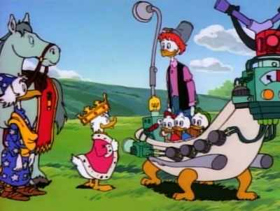 If you numbskulls can't do it,
I'll grab him myself! - DuckTales