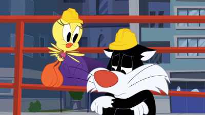 If only this job
was on the ground, - Bugs Bunny Builders
