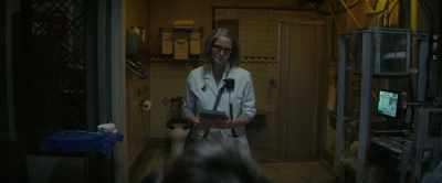 If it only settled
down onto a chair - Hotel Artemis