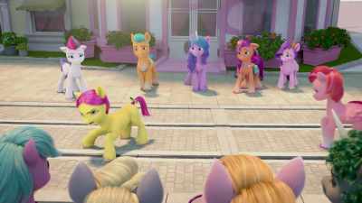 If pegasi and unicorns
can't be respectful, - My Little Pony: Make Your Mark