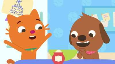 If you put too much in,
the cake could get really big, - Sago Mini Friends