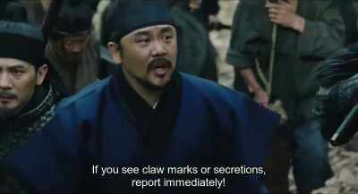 If you see claw marks or secretions,
report immediately! - Monstrum