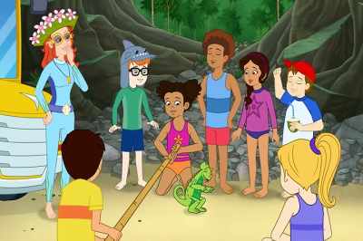 If that shark gets anywhere near Becca,
I'll know. - The Magic School Bus Rides Again