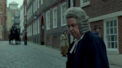 If she is found guilty,
the next hanging day
is in five days' time. - Harlots