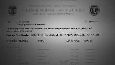 If she had had this test,
let's say, a week or two... - What Happened, Brittany Murphy?
