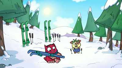- If we skate
through the forest, - Love Monster