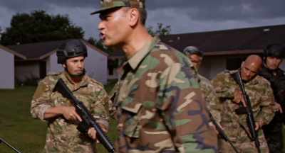 If you soldiers do not shoot him, - The Firing Squad