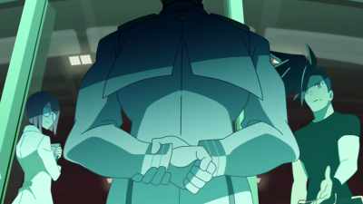 If we stop the magma,
we won't need to go to another planet. - Promare