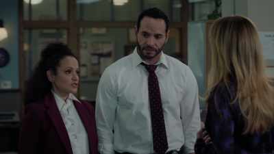 If she strong-armed him
to participate in fraud, - High Potential