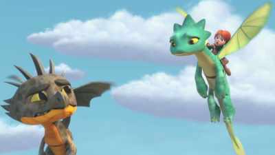 If that stuff gets too close to you-- - Dragons: Rescue Riders: Hunt for the Golden Dragon