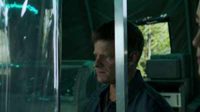 If she takes one step
out of this tent, - The Crossing