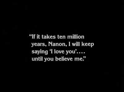 "If it takes ten million years, Nanon... - The Unknown