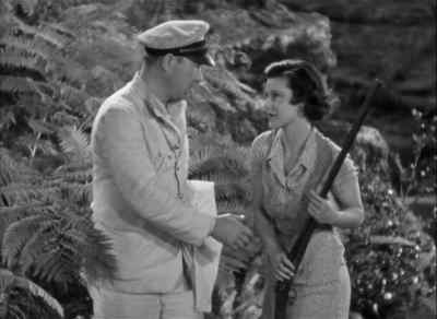 If you talk, very calmly... - Son of Kong