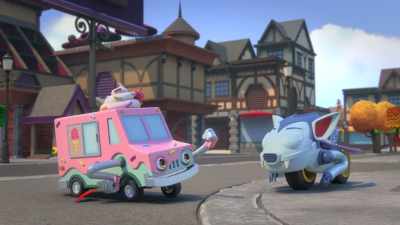 If we team up,
we're sure to win the gold trophy. - Mighty Monsterwheelies