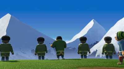If the enemy thinks there's an army here,
they won't invade. - Rock Dog