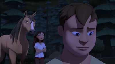 If the horse was nearby, - Spirit: Riding Free