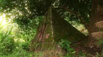 ‐ If the pyramid is
a Golden Lily marker, - Lost Gold of World War II