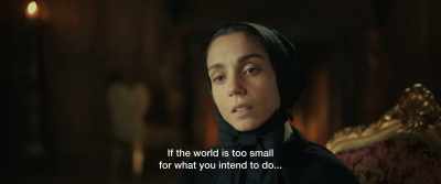 If the world is too small for what you intend to do... - Cabrini