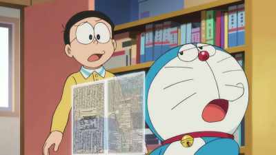If there really is a crescent-shaped island
in the sky - Doraemon the Movie: Nobita's Sky Utopia