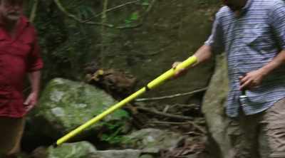 If there's any metal
within 18 feet - Lost Gold of World War II