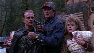 If these people are going to stand here pointing guns like this - Pink Cadillac