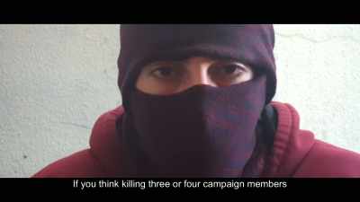 If you think killing three
or four campaign members... - City of Ghosts