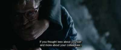 If you thought less about yourself
and more about your colleagues, - Hot Dog