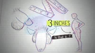 If three inches doesn't sound
like much, - Naked Education