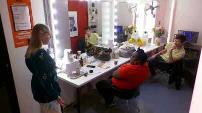 - If they told us...
- I would have left it longer. - Backstage with Katherine Ryan