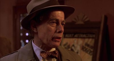 If he turns off the projector - The Purple Rose of Cairo