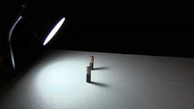 If we use an artificial light
instead of the sun, - American Moon