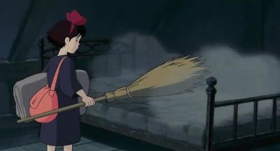 If you wake up tomorrow and find a white cat - Kiki's Delivery Service