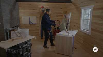 If we want a full size couch, - A Tiny Home Christmas